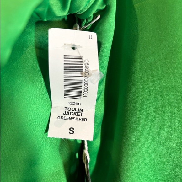 WILFRED Sz S Toulin Peacock Embroidered Quilted Lining Bomber Jacket NEW - Picture 4 of 12